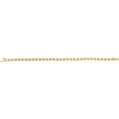 Ella Pear Lab Diamond Tennis Bracelet