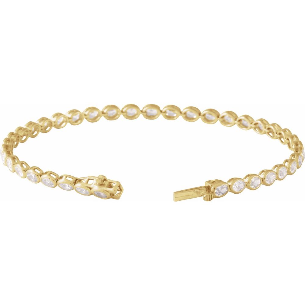 Nora Oval Lab Diamond Tennis Bracelet