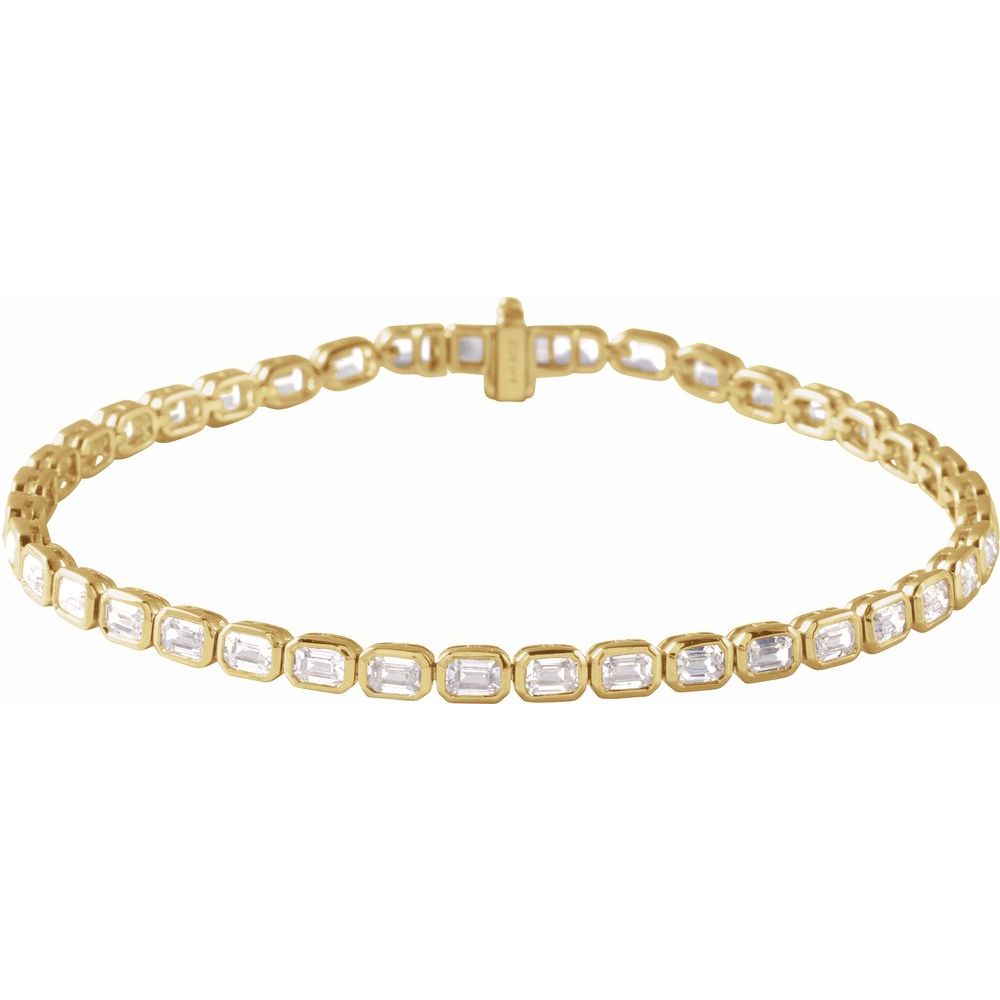 Clara Emerald Lab Diamond Tennis Bracelet