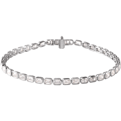 Clara Emerald Lab Diamond Tennis Bracelet