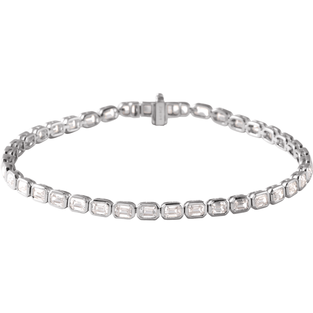 Clara Emerald Lab Diamond Tennis Bracelet