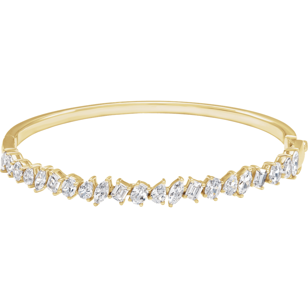 Ada Multi Shape Lab Grown Diamond Bangle
