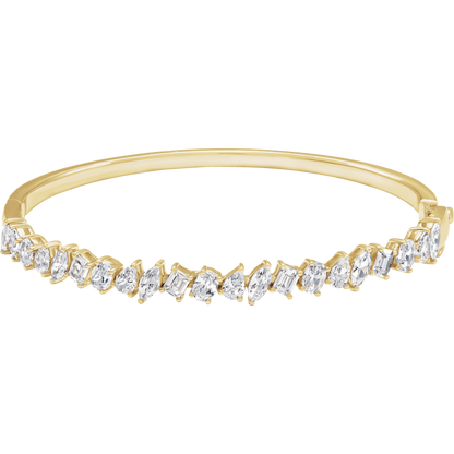 Ada Multi Shape Lab Grown Diamond Bangle