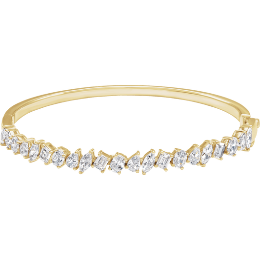 Ada Multi Shape Lab Grown Diamond Bangle