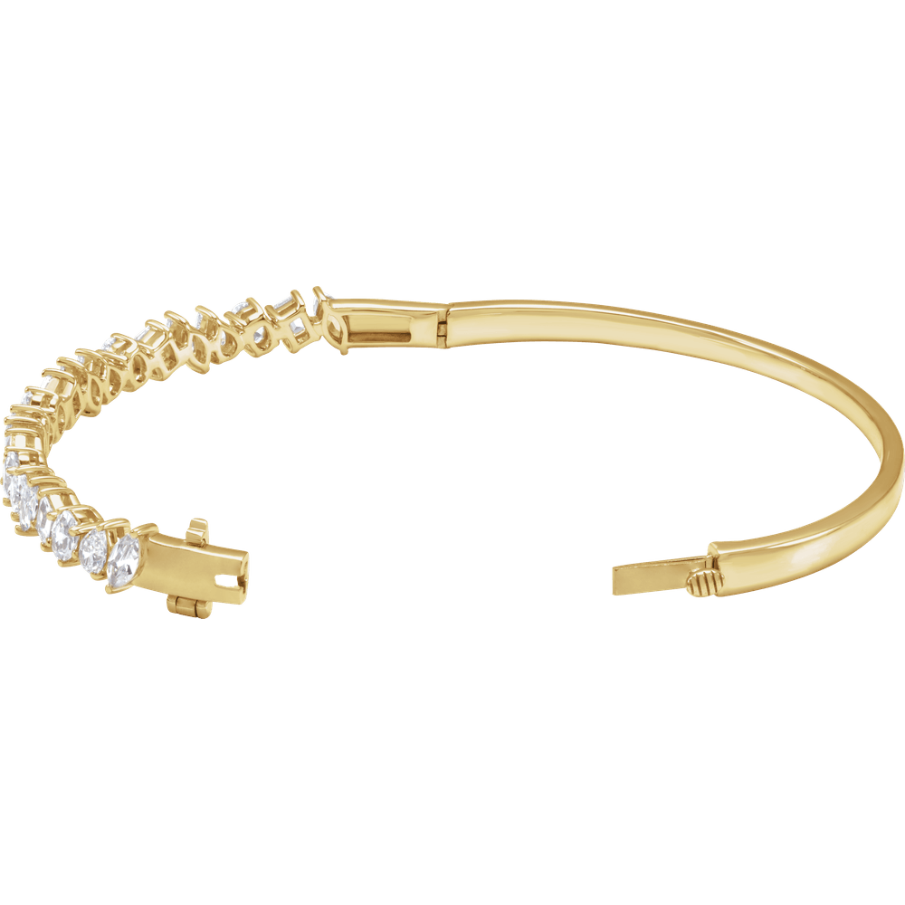 Ada Multi Shape Lab Grown Diamond Bangle