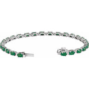 Colette Gemstone and Diamond Tennis Bracelet