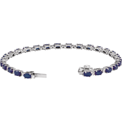 Colette Gemstone and Diamond Tennis Bracelet