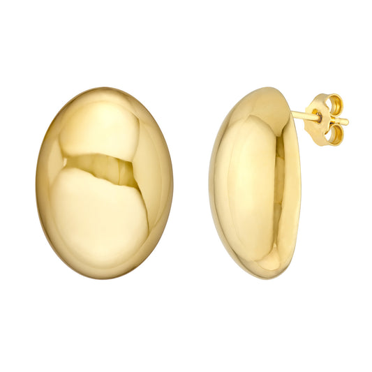 Button Stud Earrings