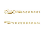 Diamond cut cable chain