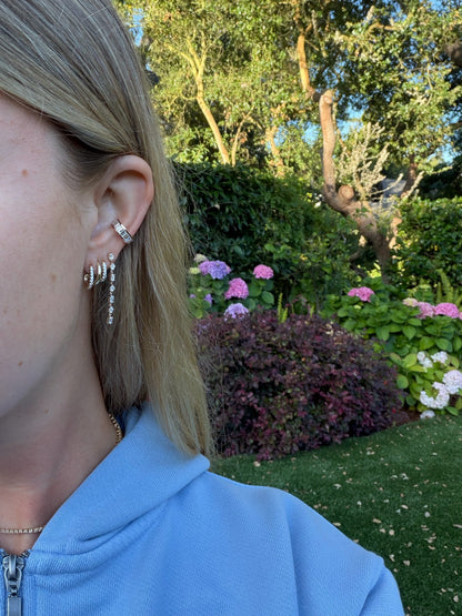 June Baguette Lab Diamond Ear Cuff