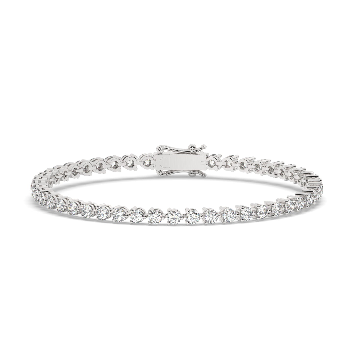 Three Prong Tennis Bracelet