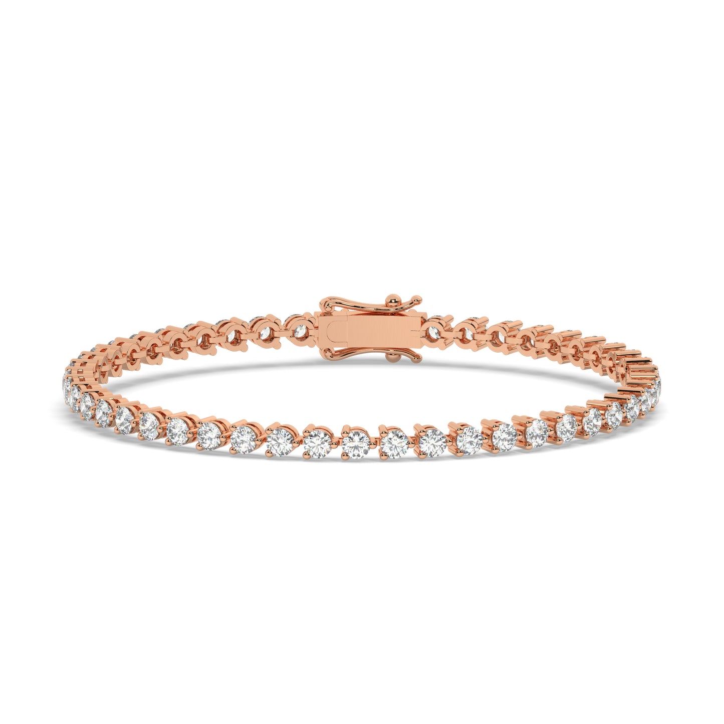 Three Prong Tennis Bracelet