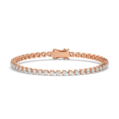 Three Prong Tennis Bracelet