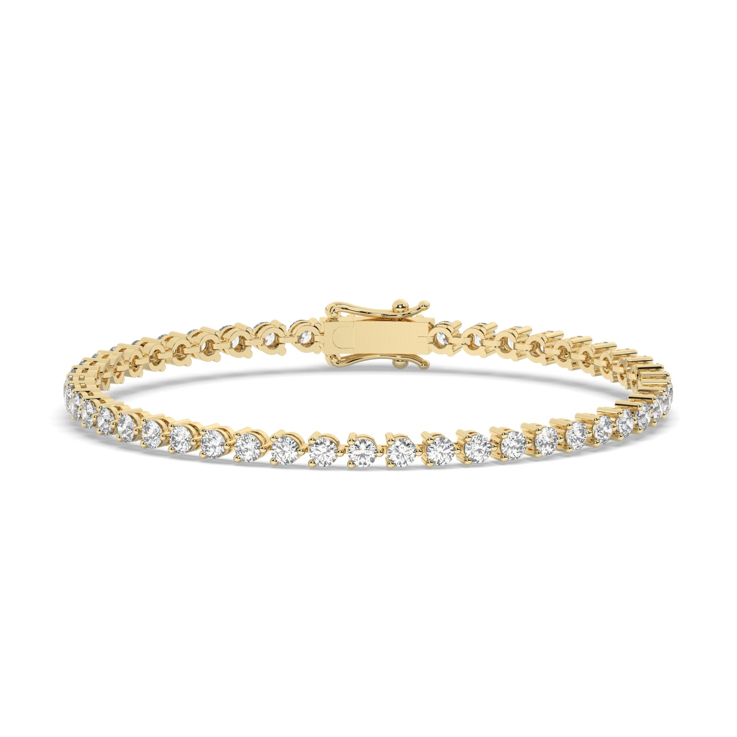 Three Prong Tennis Bracelet