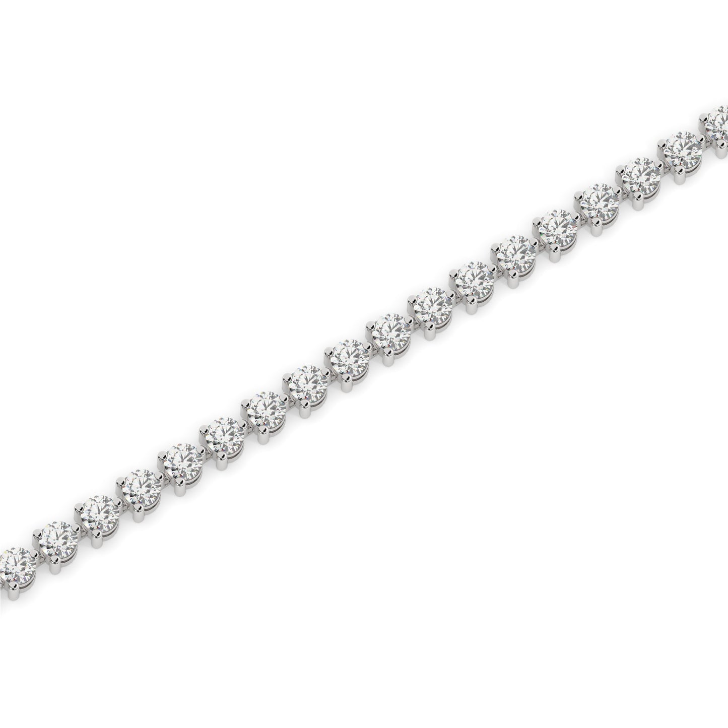 Three Prong Tennis Bracelet
