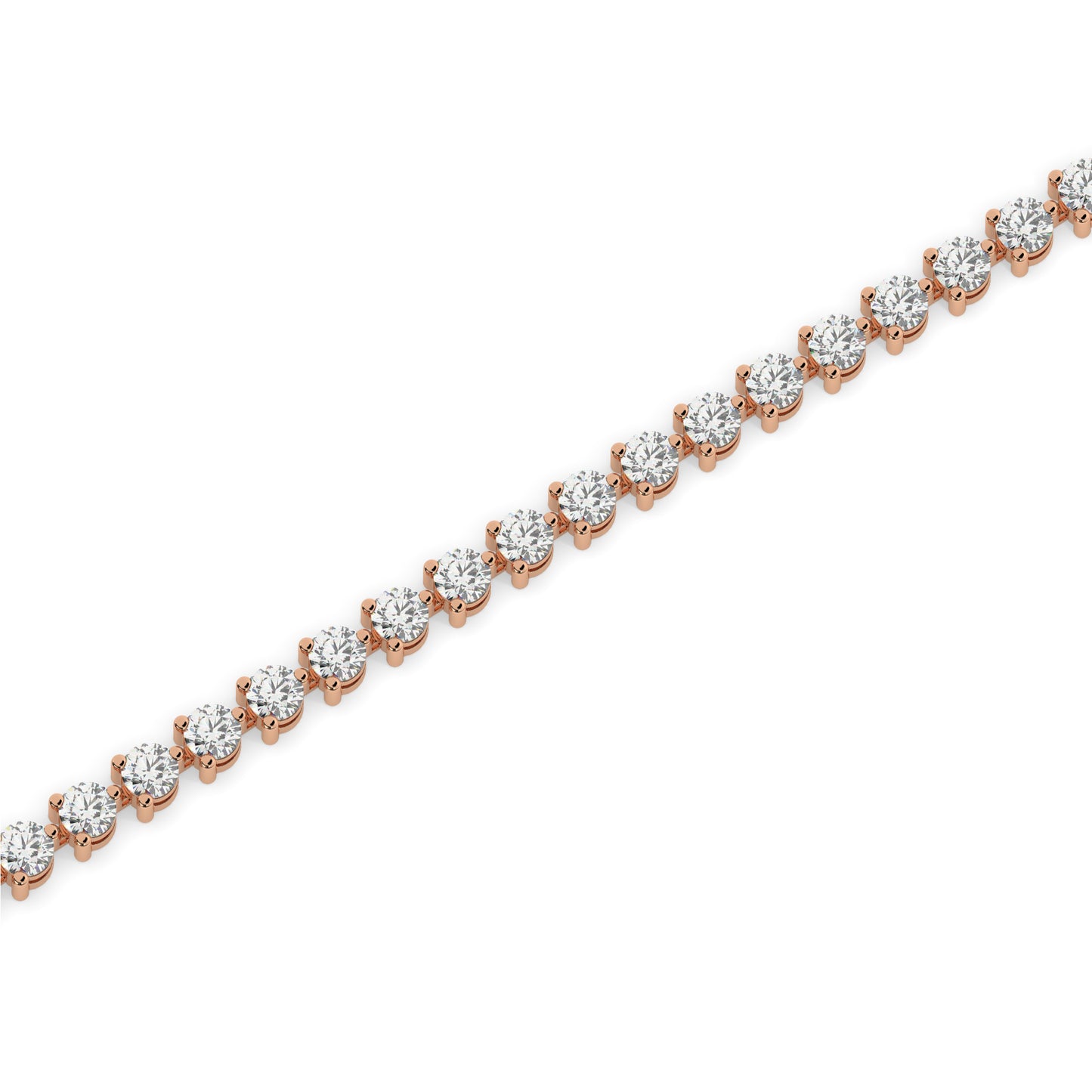 Three Prong Tennis Bracelet