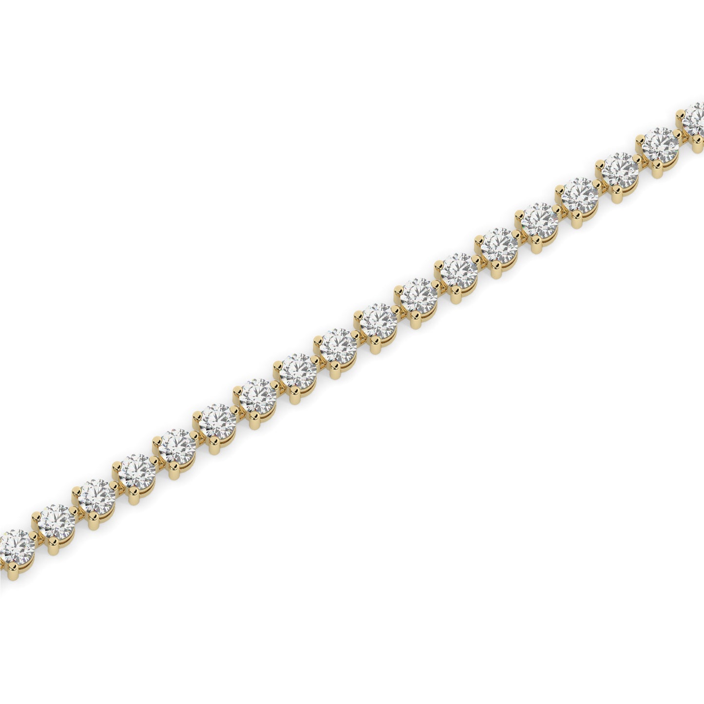 Three Prong Tennis Bracelet
