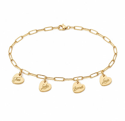 Honey's Heart Charm Bracelet