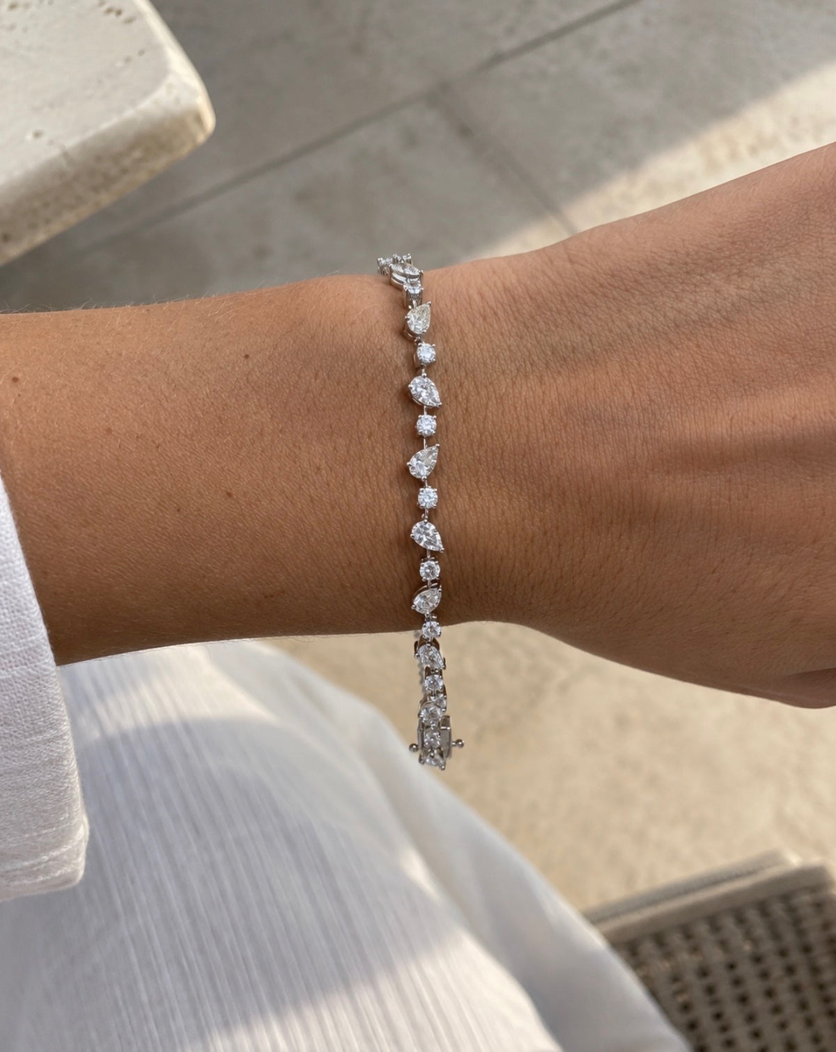Lottie Multi Stone Diamond Bracelet