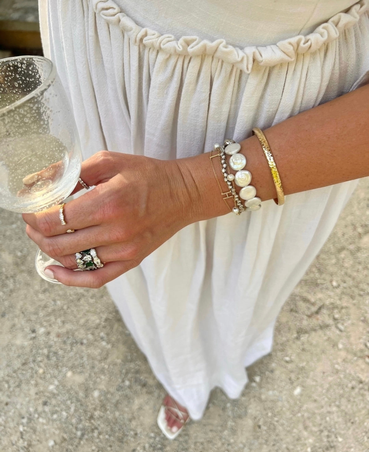 Hammered Bangle