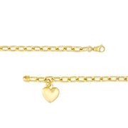 Heart Charm Bracelet