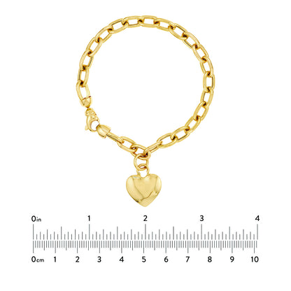 Heart Charm Bracelet