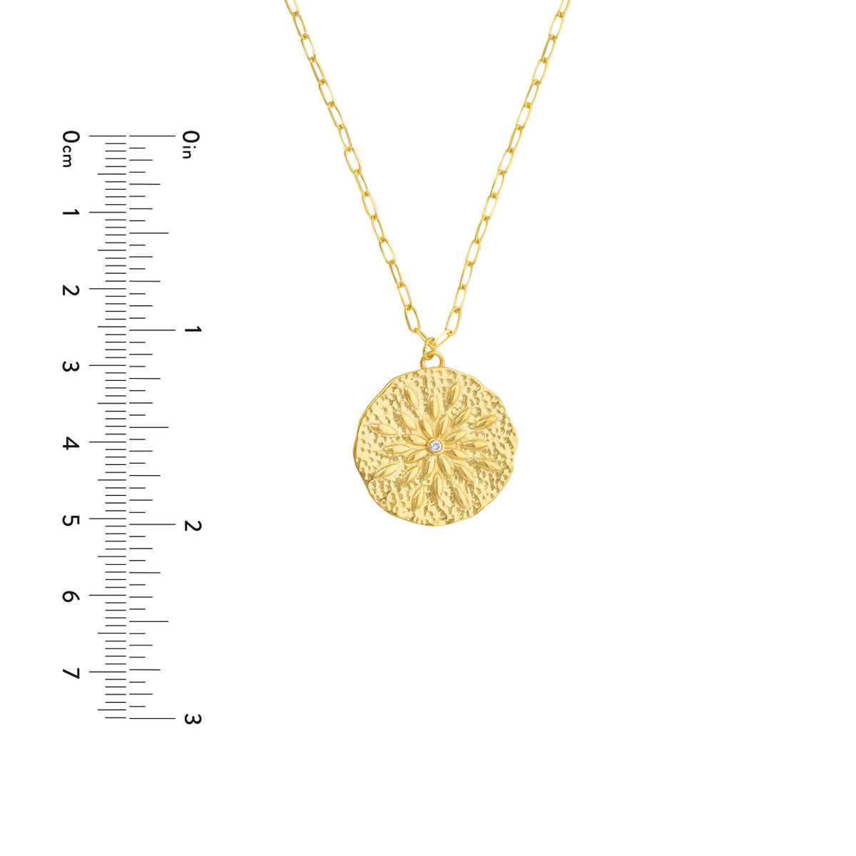 Sand Dollar Medallion Necklace
