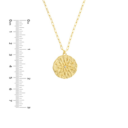 Sand Dollar Medallion Necklace