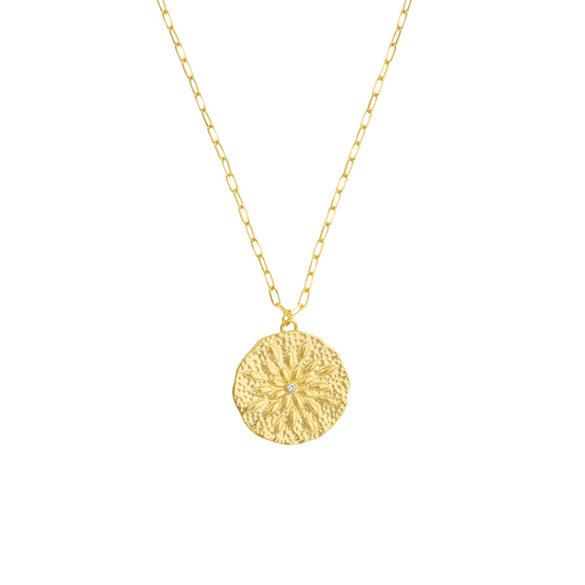 Sand Dollar Medallion Necklace
