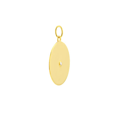 Diamond Disc Charm