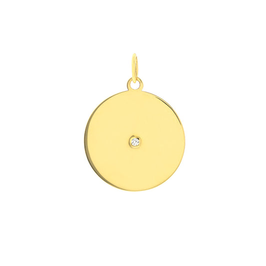 Diamond Disc Charm
