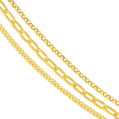 Triple Chain Necklace