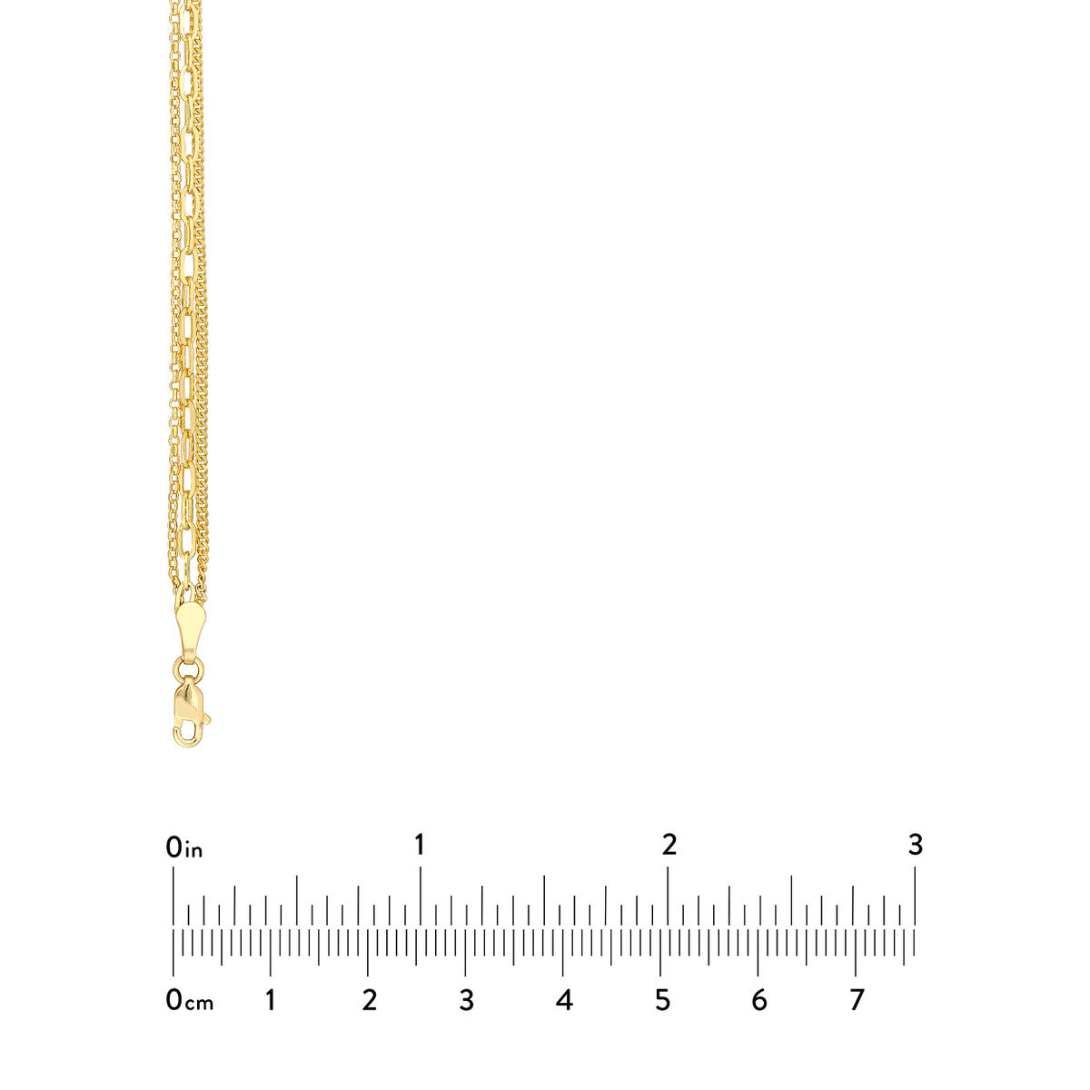 Triple Chain Necklace