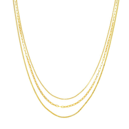 Triple Chain Necklace