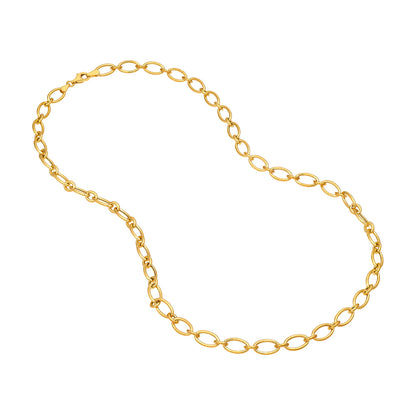 Oval Link Chain Necklace