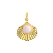 Pearl Seashell Charm