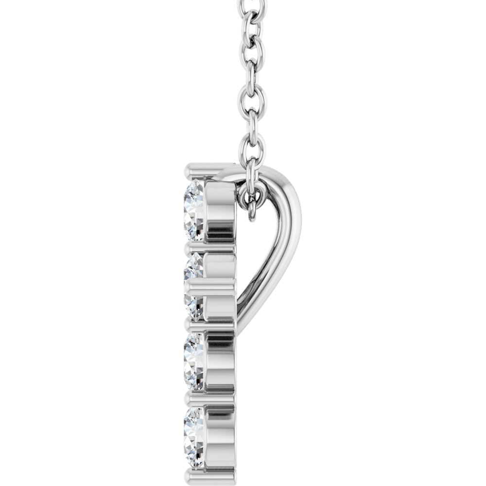 Campbell Diamond Cross Necklace