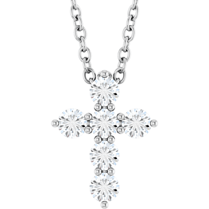 Campbell Diamond Cross Necklace