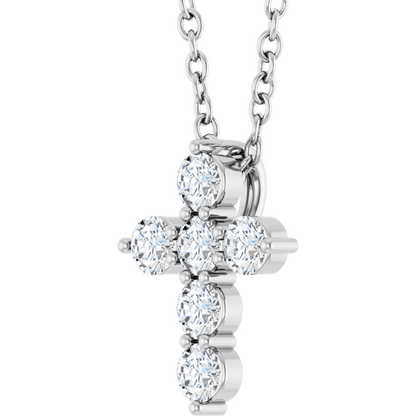 Campbell Diamond Cross Necklace