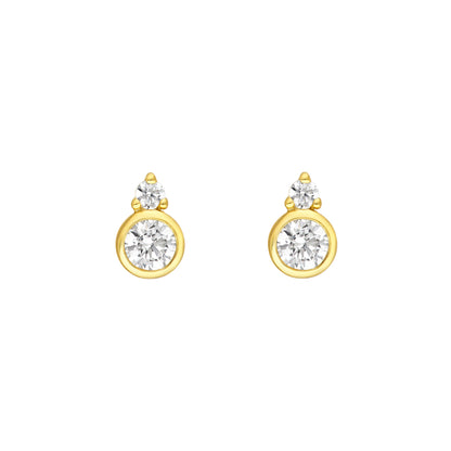Taylor Bezel Diamond Studs