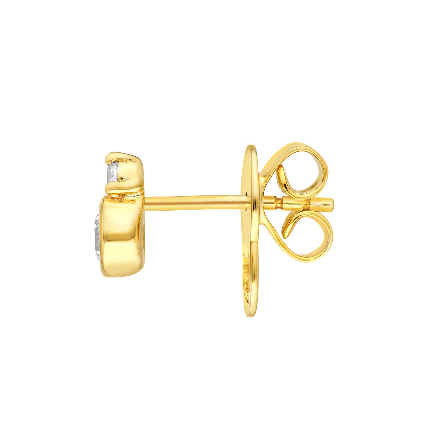 Taylor Bezel Diamond Studs