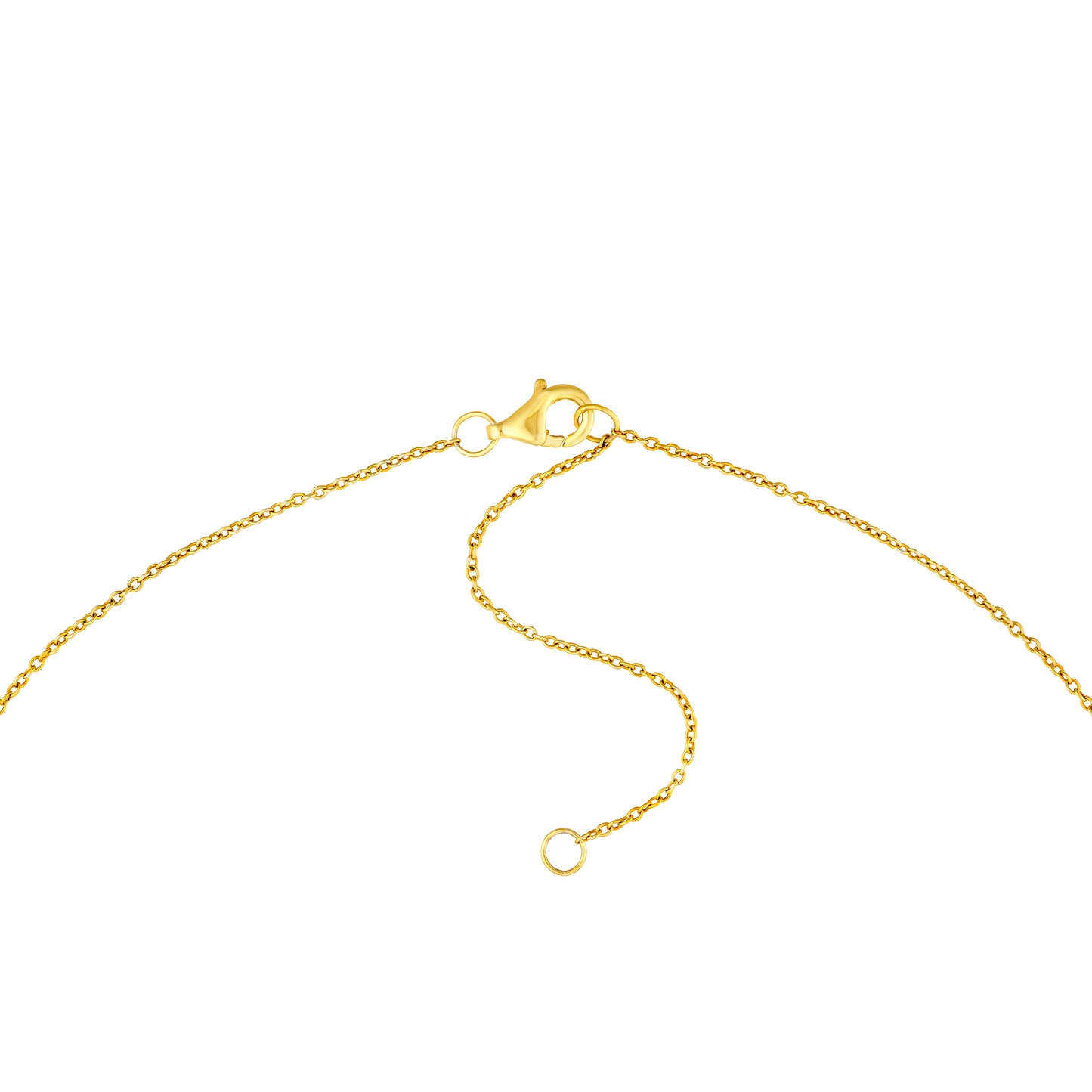 Cora Multi Stone  Bezel Diamond Necklace