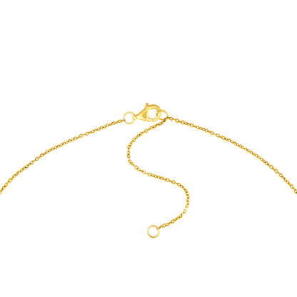 Cora Multi Stone  Bezel Diamond Necklace