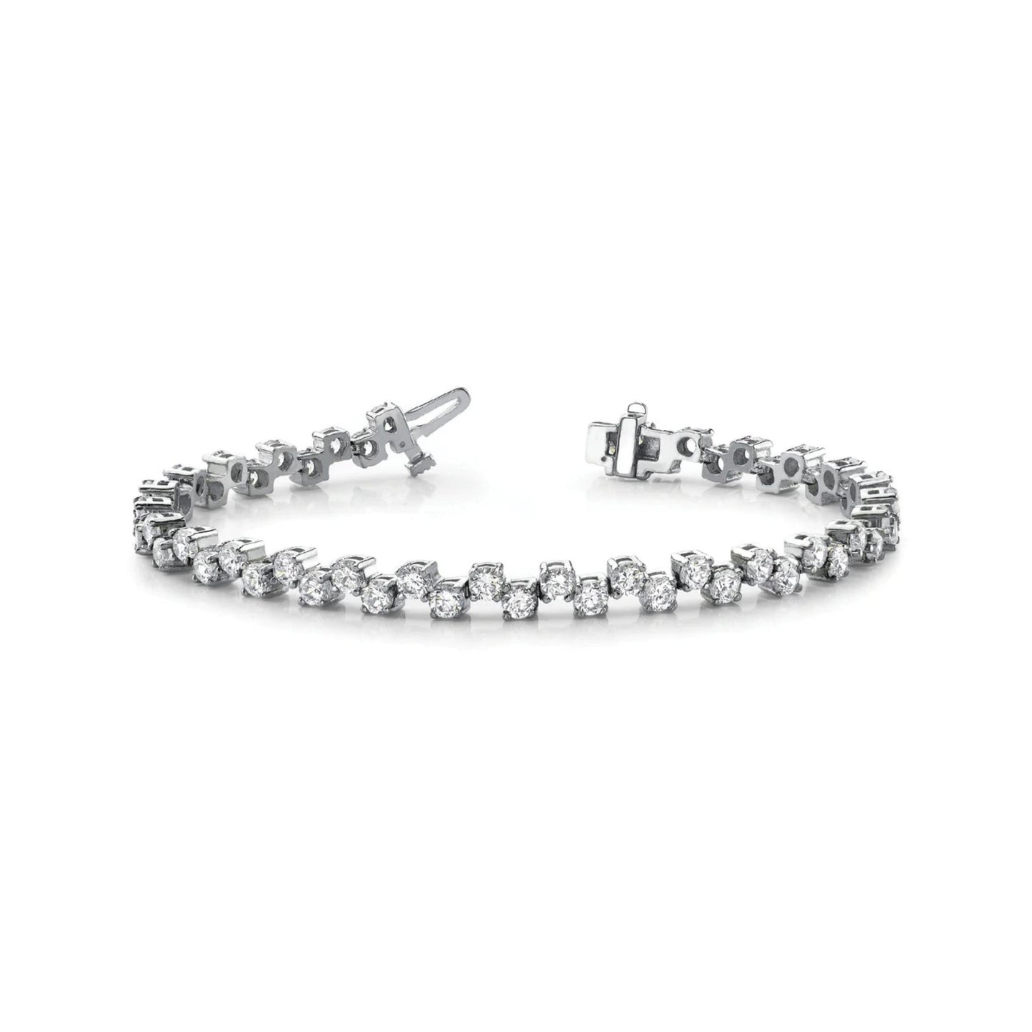 bouncing rounds tennis bracelet