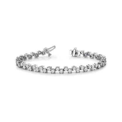 bouncing rounds tennis bracelet