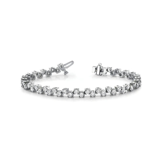 bouncing rounds tennis bracelet