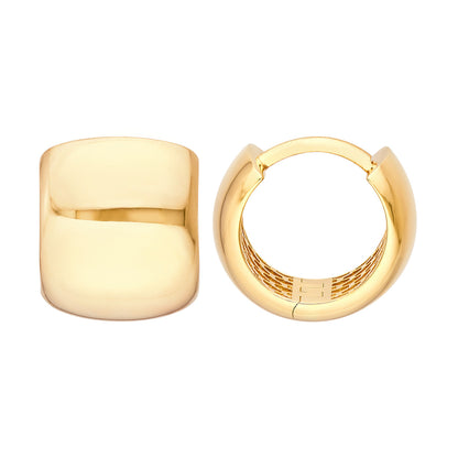 Cigar Hoop Earrings