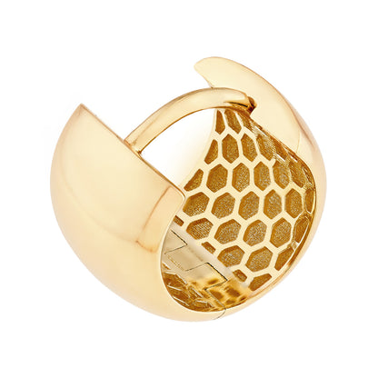 Cigar Hoop Earrings