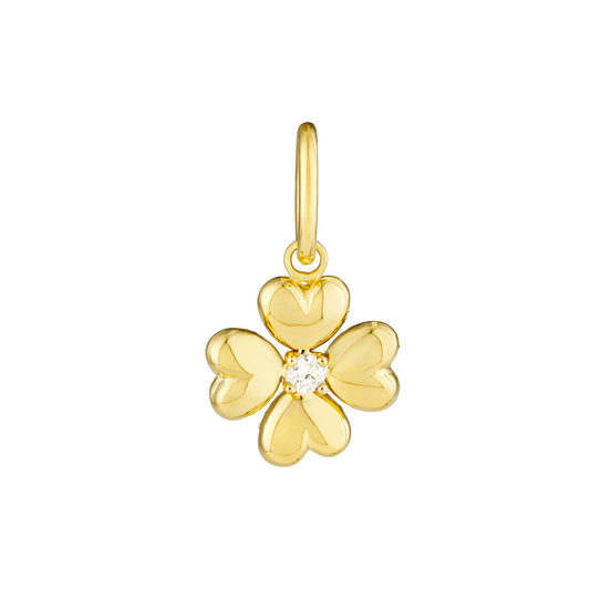 Diamond Clover Charm