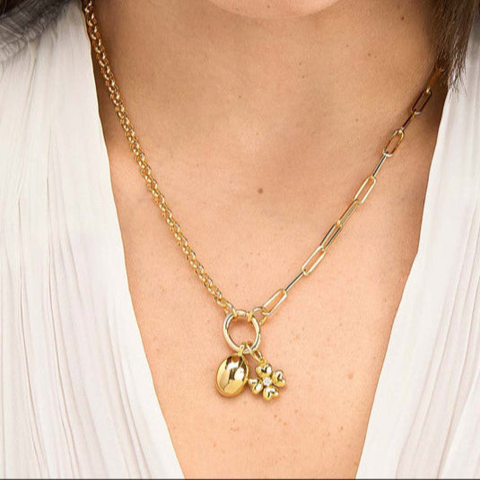 Diamond Clover Charm